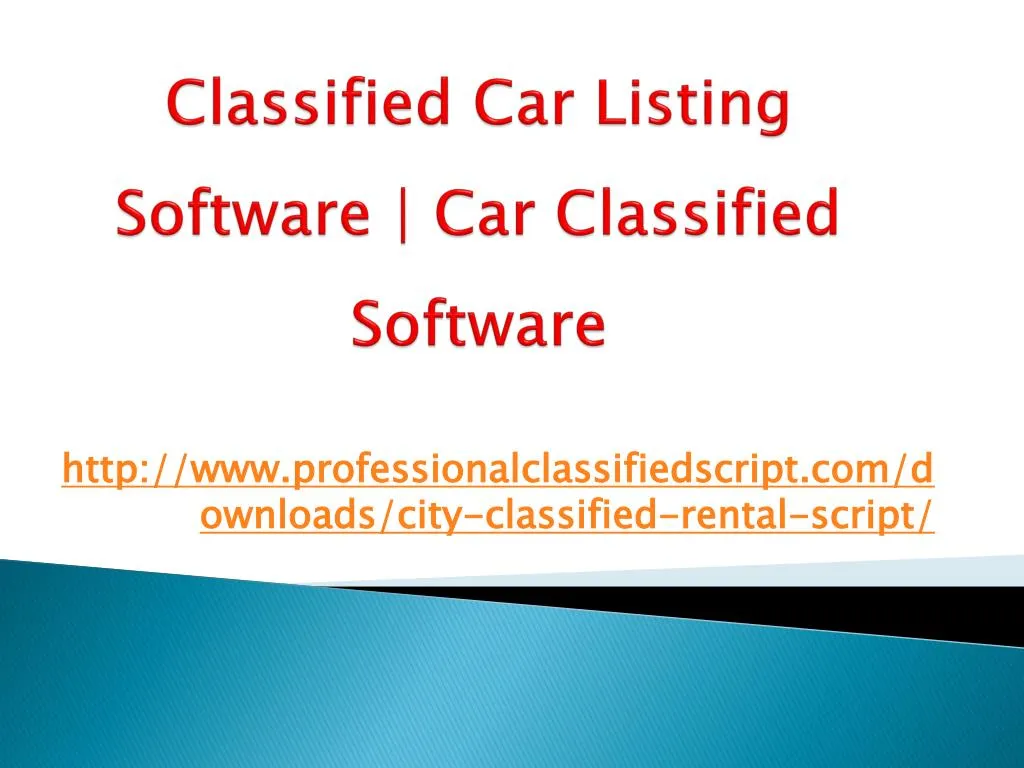 classified car listing software car classified software