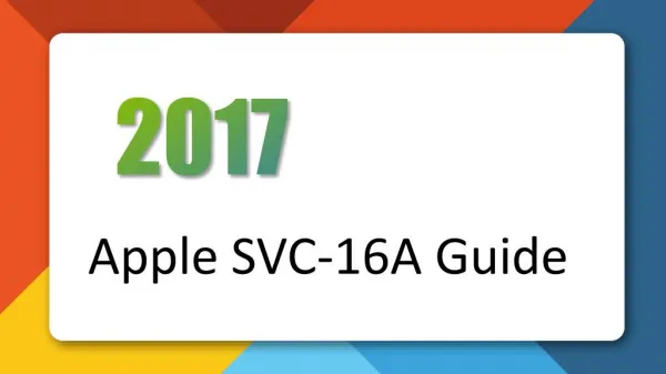 Killtest Apple SVC-16A Real Exam Questions
