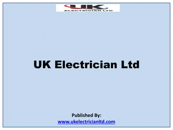 Certified Electrician in London