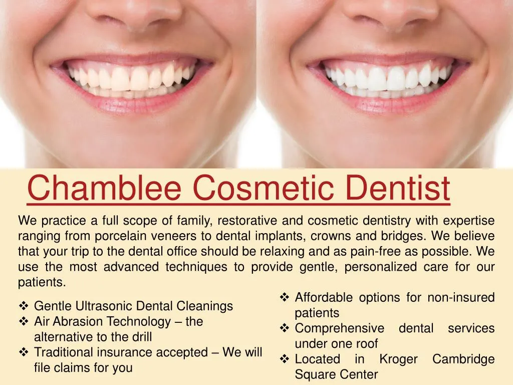 chamblee cosmetic dentist