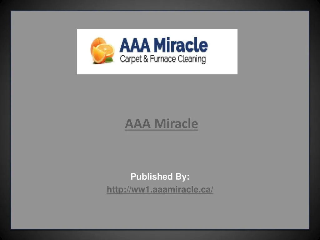 aaa miracle published by http ww1 aaamiracle ca