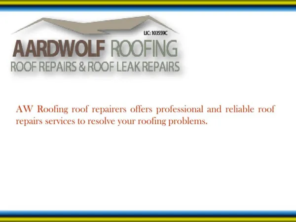 Looking for Perfect Roof Repairs Services in Ryde