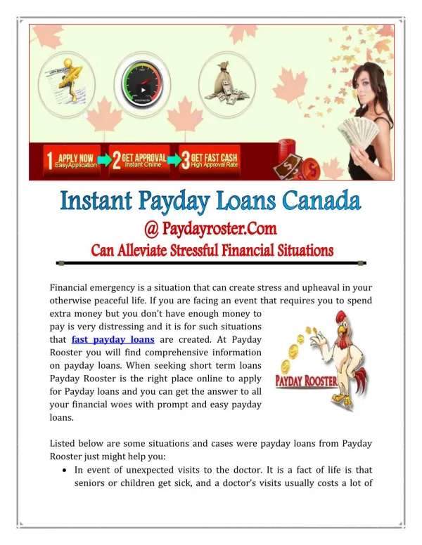 Online Payday Loans Toronto