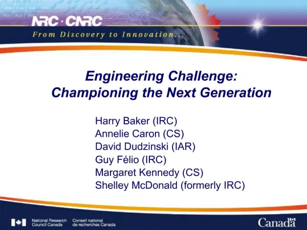 Engineering Challenge: Championing the Next Generation