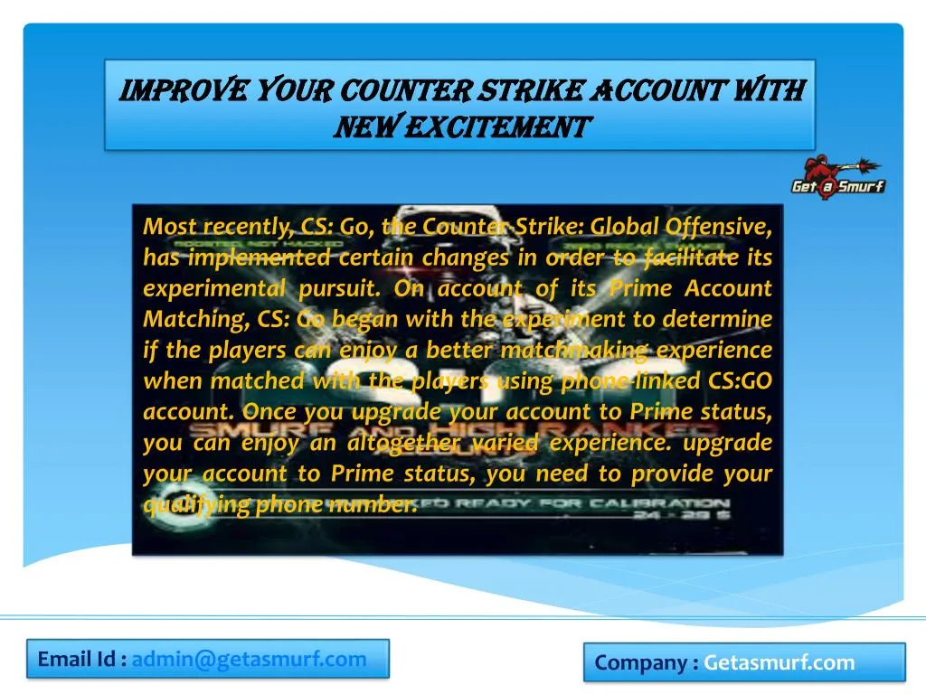 improve your counter strike account with new excitement