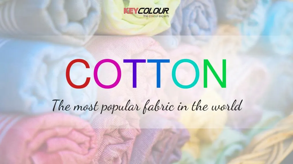 c o t t o n the most popular fabric in the world
