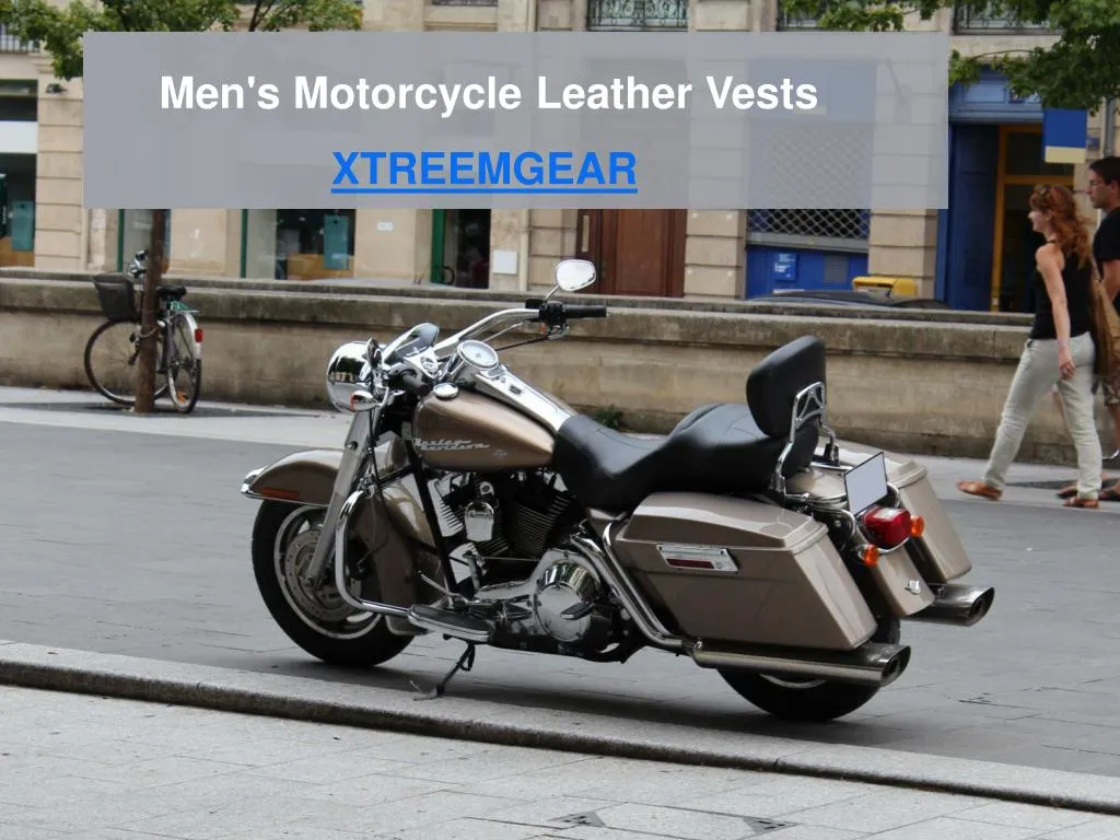 men s motorcycle leather vests