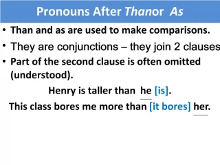 Pronouns After Than or As - slide 1