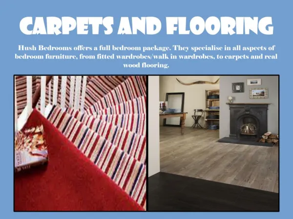 Carpets and flooring