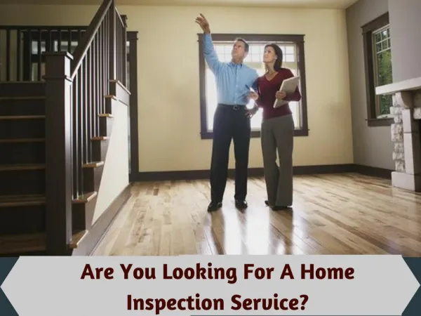 Certified a Home Inspection