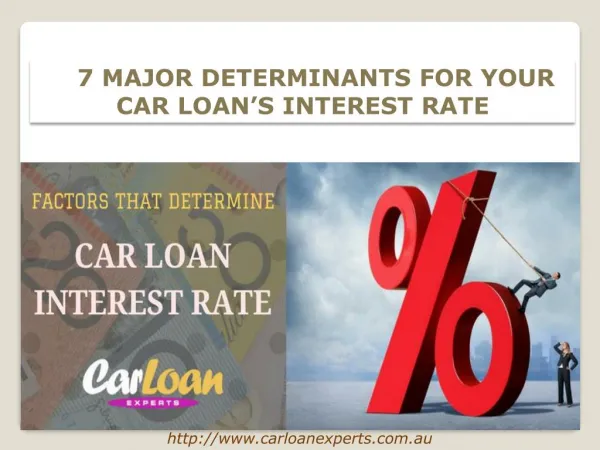 How Car Loan Interest Rate is Determined?