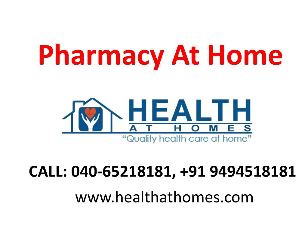pharmacy at home
