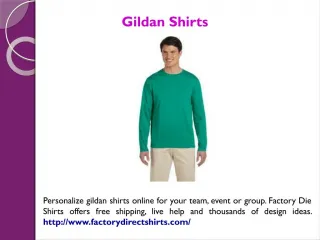 Gildan Shirts - slide 1
