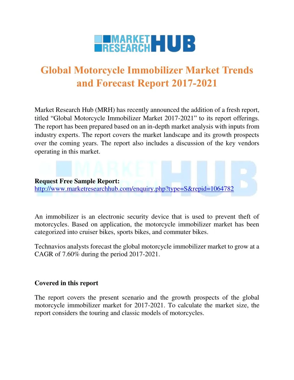 global motorcycle immobilizer market trends