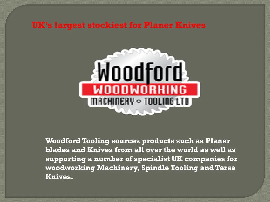 uk s largest stockiest for planer knives