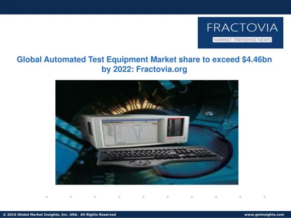 Automated Test Equipment Market in defense industry to grow at CAGR of 3.5% from 2015 to 2022