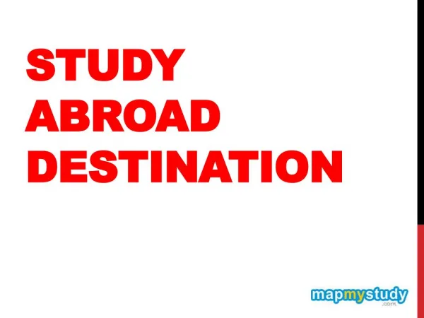 Study Abroad Destinations