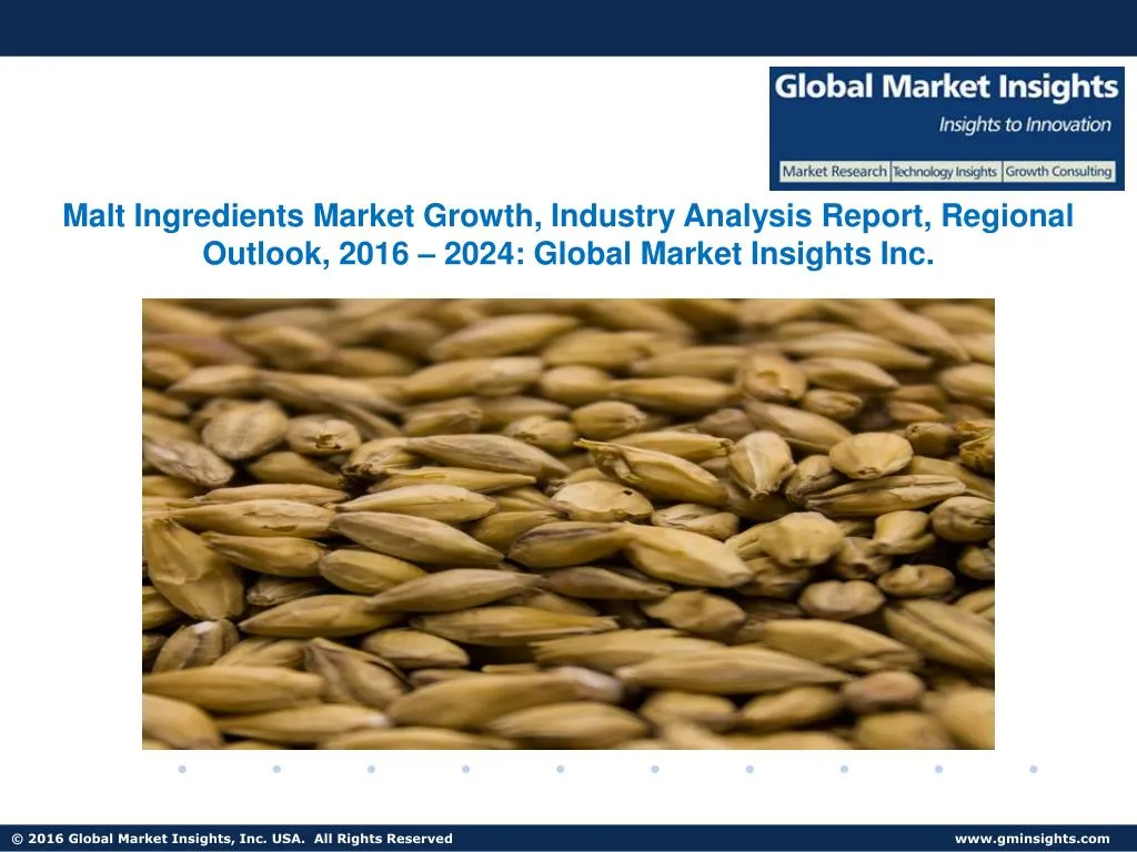 malt ingredients market growth industry analysis