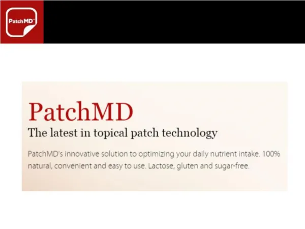Dr. Nielsen Discusses PatchMD