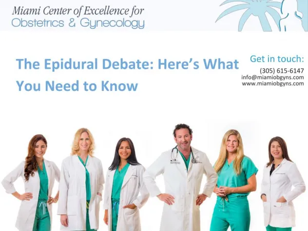 The Epidural Debate: Here’s What You Need To Know