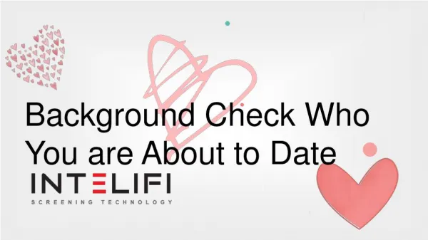 Background Check Who You are About to Date