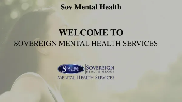 Mental Health Centers California