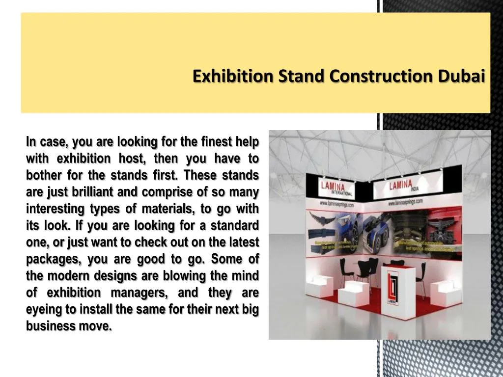 exhibition stand construction dubai