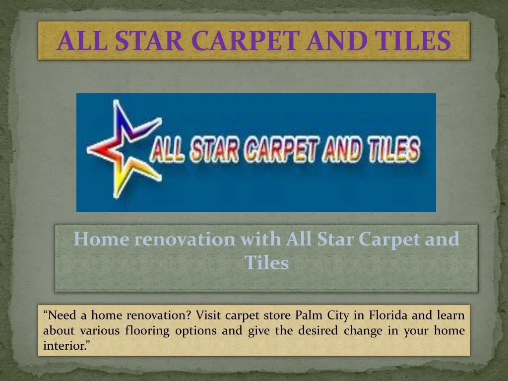 all star carpet and tiles