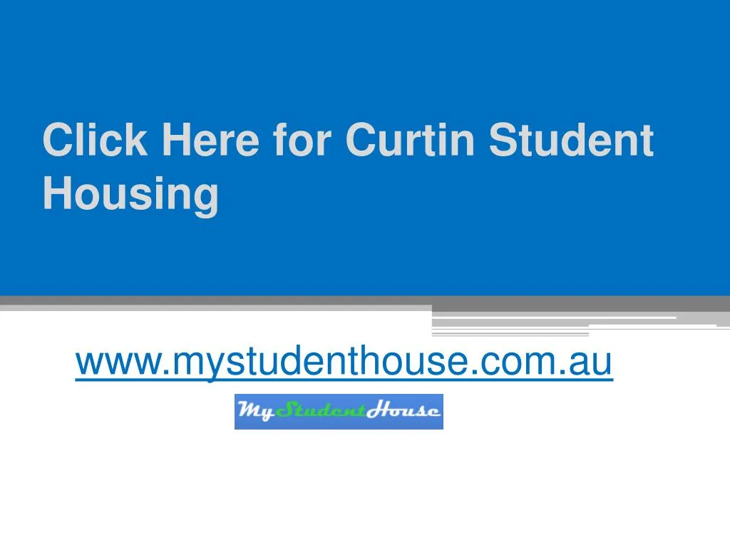 click here for curtin student housing