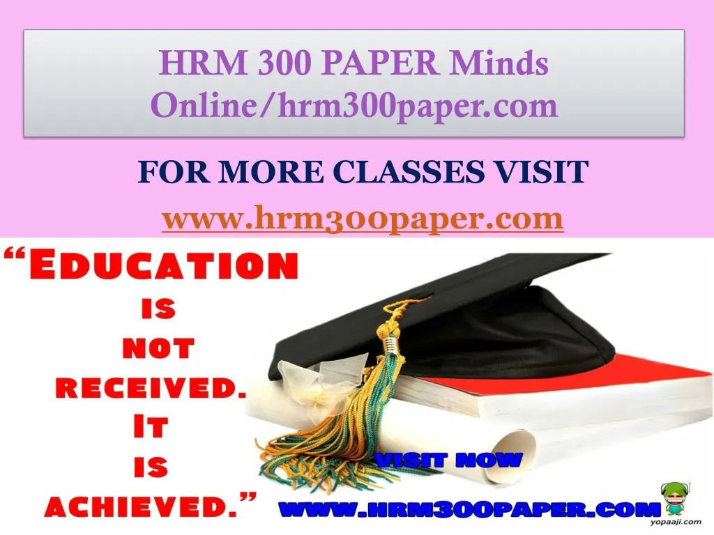 hrm 300 paper minds online hrm300paper com