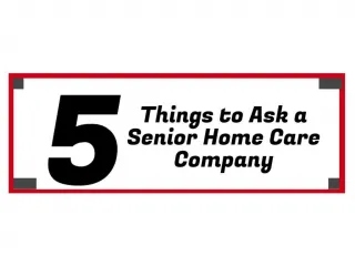 INFO GRAPHIC Things to Ask a Senior Home Caregiver - slide 1