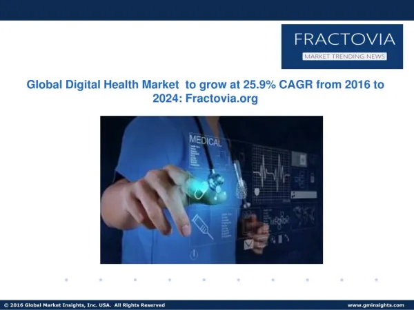 Digital Health Market segmentation, Industry Analysis, Report 2024