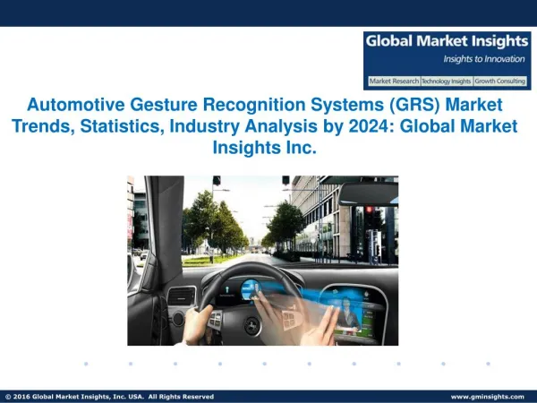 Global Automotive Gesture Recognition System Market Analysis, Industry Forecasts, 2016 - 2024