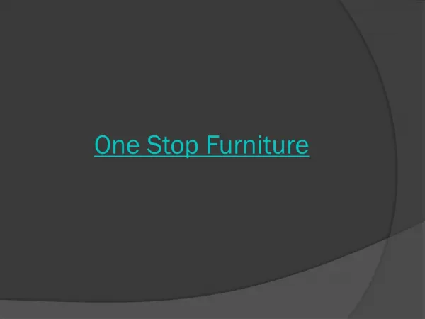 One Stop Furniture