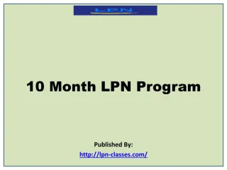 PPT - Licensed Practical Nurse LPN Program PowerPoint Presentation ...