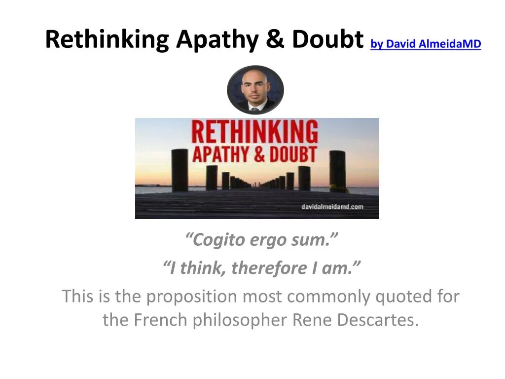 rethinking apathy doubt by david almeidamd