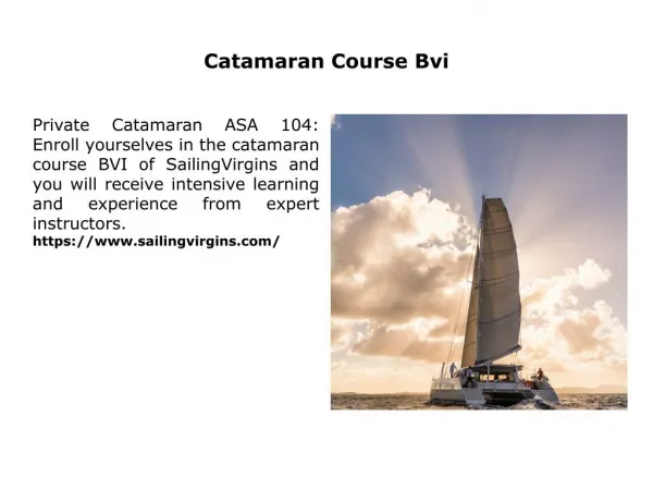Learn To Sail Bvi