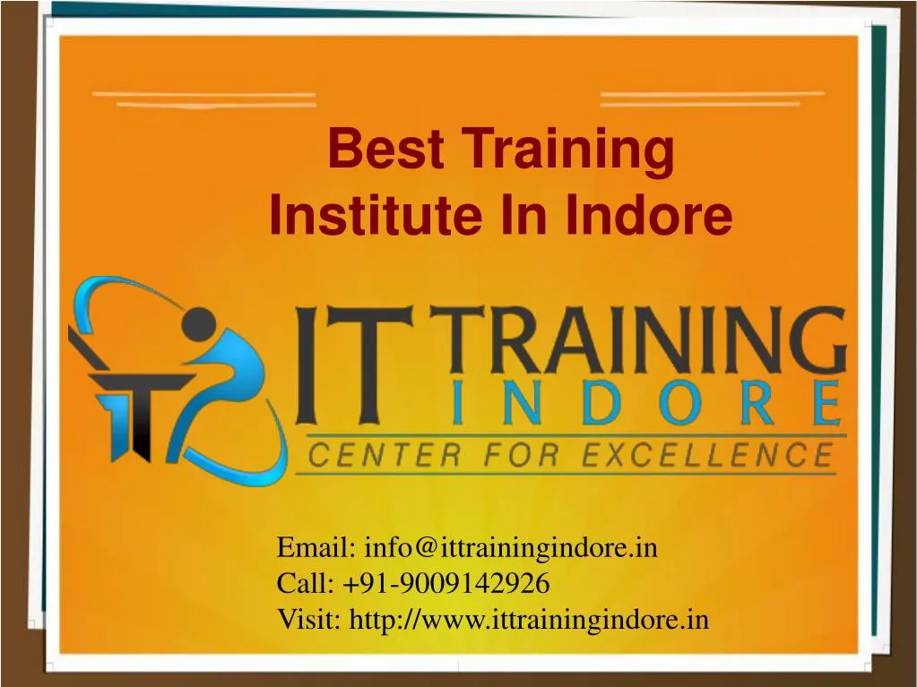 best training institute in indore