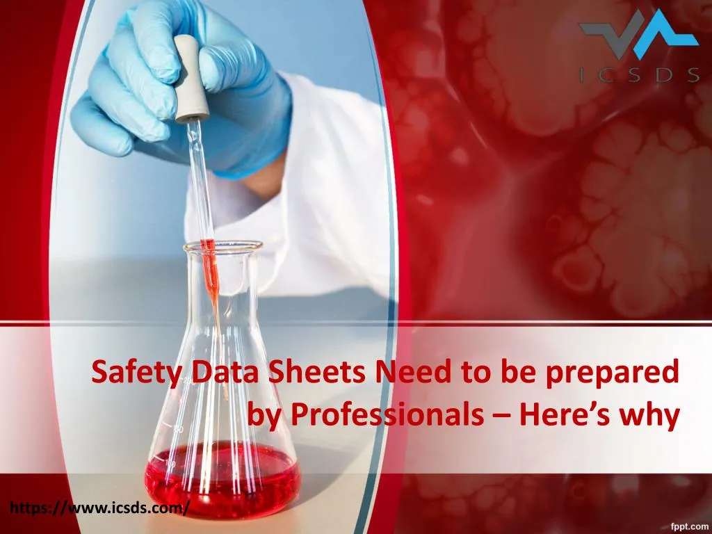 safety data sheets need to be prepared by professionals here s why