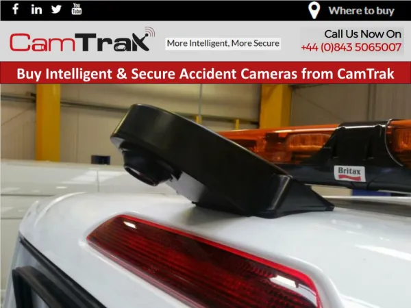 Buy Intelligent & Secure Accident Cameras from CamTrak