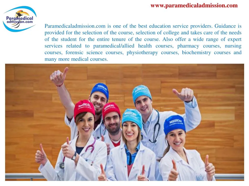 www paramedicaladmission com