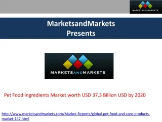 Pet Food Ingredients Market - slide 1