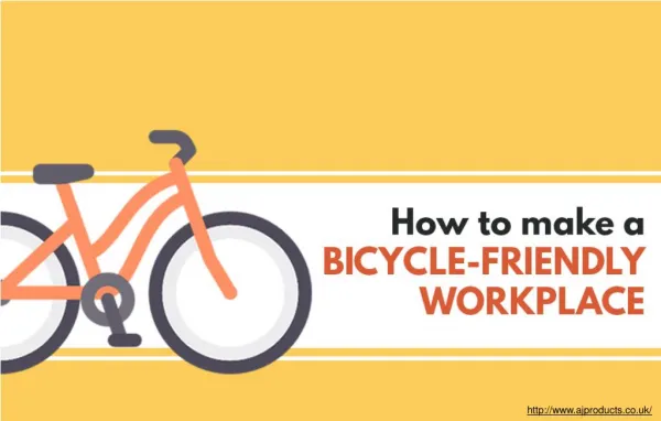 Three tips create a bicycle-friendly workplace