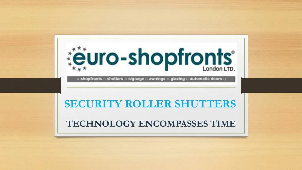 security roller shutters