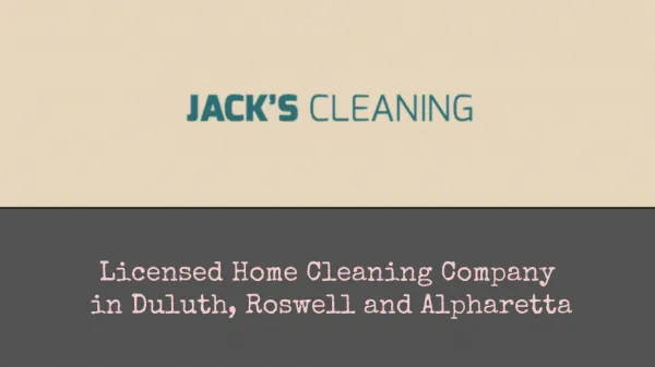 Jack's Cleaning