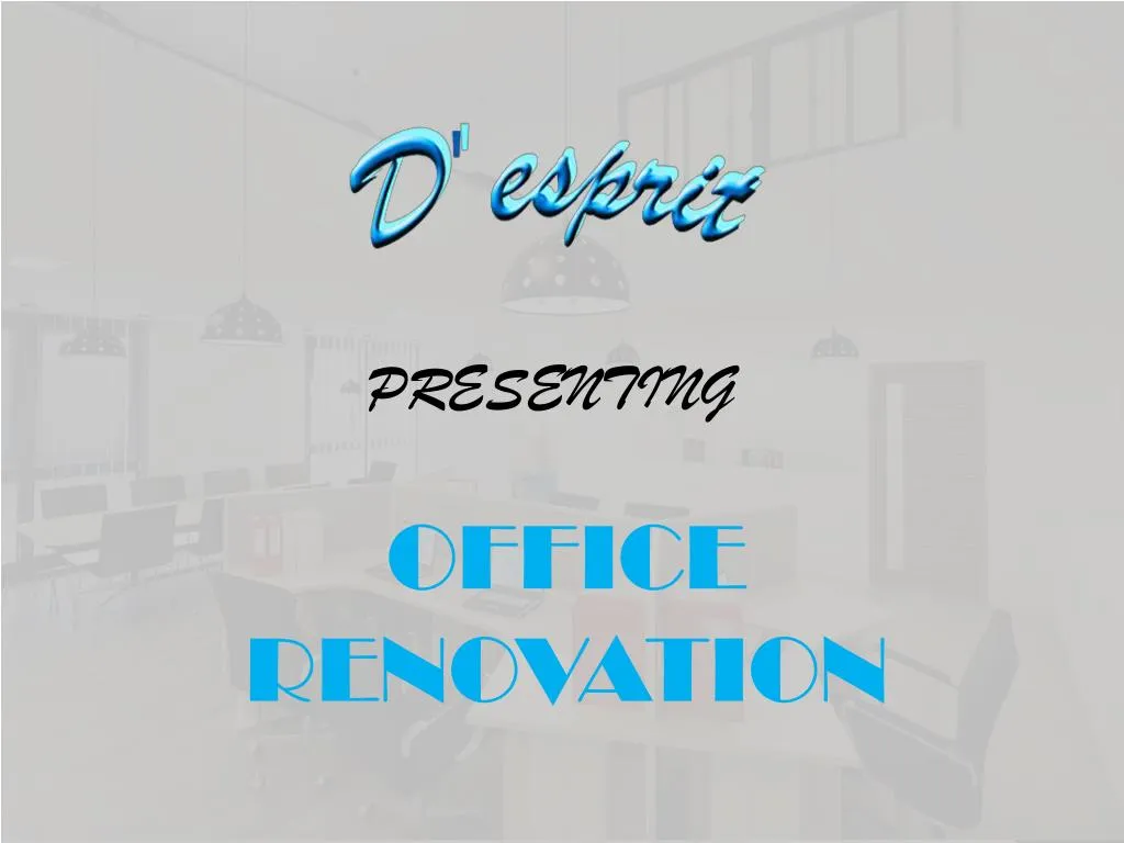 office renovation