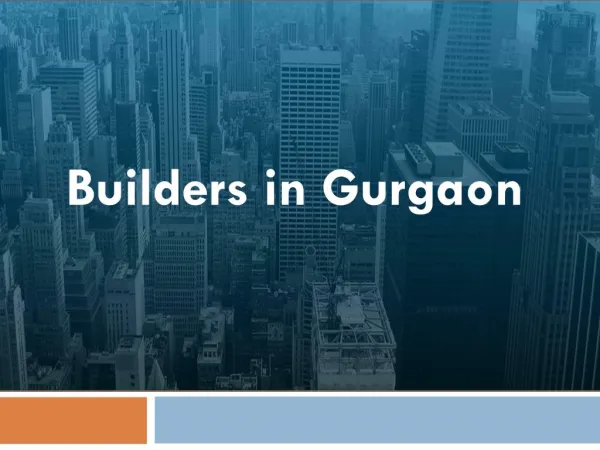 best Builders in Gurgaon