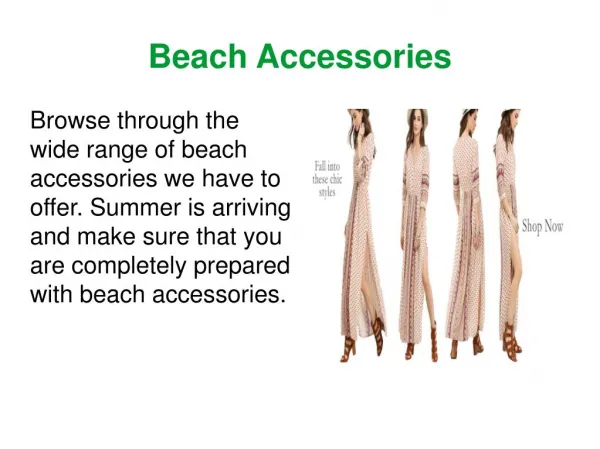 Beach Accessories