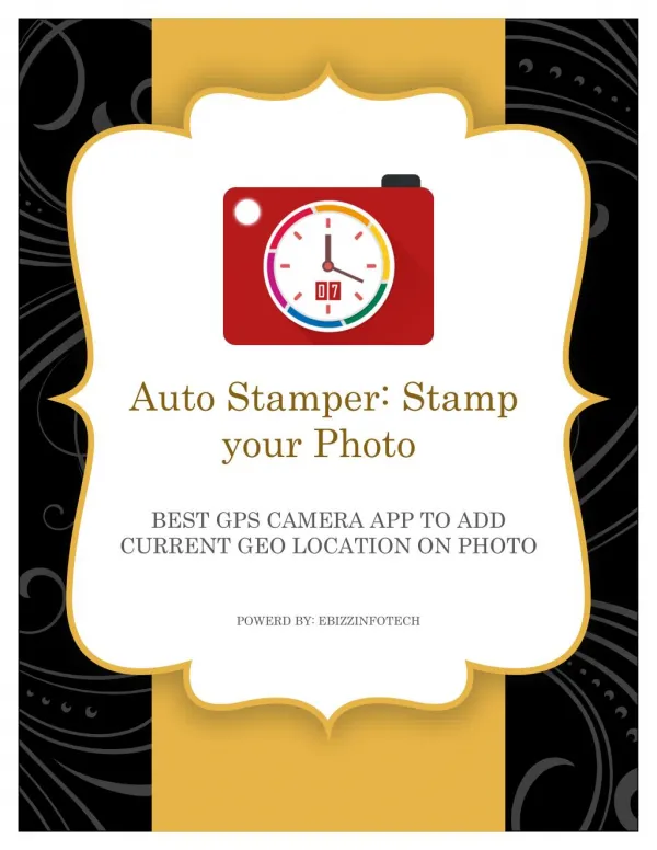 GPS Stamp for Photo