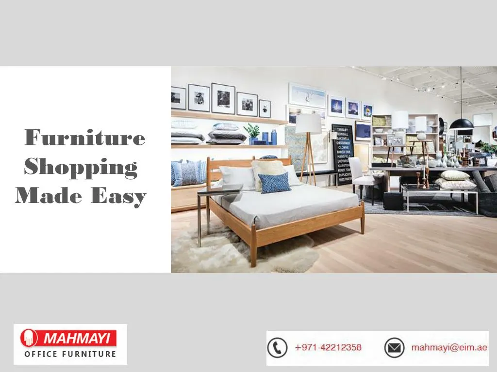 furniture shopping made easy
